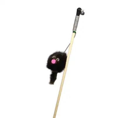 Купить gosi Игрушка для кошек Дразнилка зверек на веревке норковый