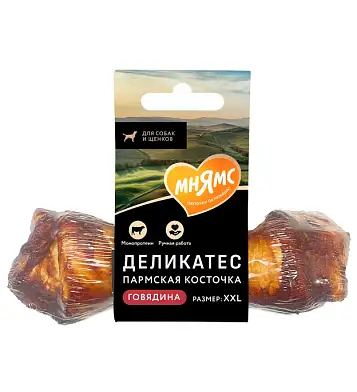 Мнямс лакомство для собак Пармская косточка