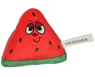 Mr.Kranch игрушка для собак Арбузик с пищалкой и шуршащими элементами