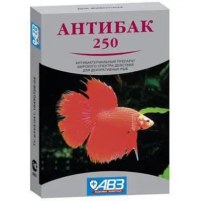 Агроветзащита Антибак-250 антибактериальный препарат для рыб